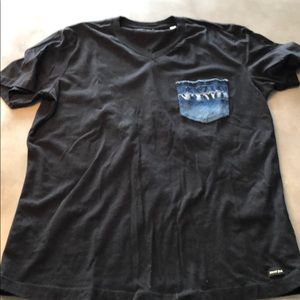 😎 Diesel denim pocket V neck t